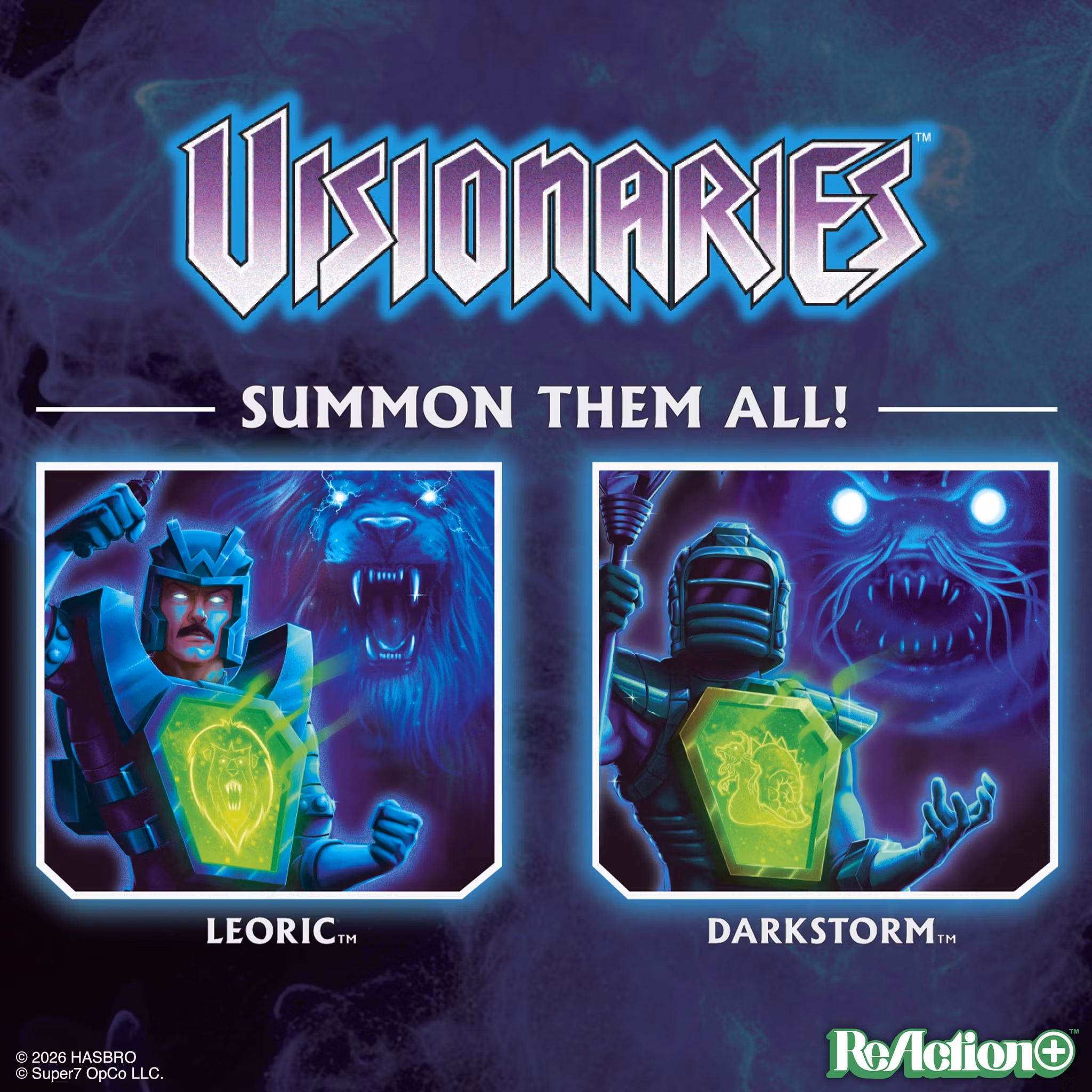 Visionaries: Knights of the Magical Light ReAction+ Darkstorm Action Figure