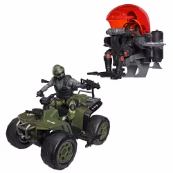 G.I. Joe Classified Series #218 Snake Eyes & Varmint ATV vs. Stealth Viper & Cobra Stealth Flight Pod (Trubble Bubble) Action Figure Two-Pack