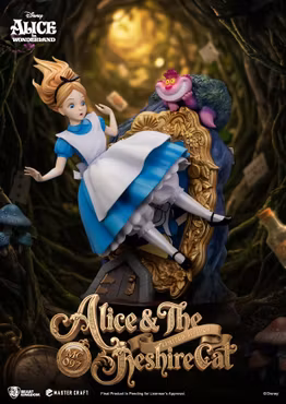 Alice in Wonderland Master Craft MC-097 Alice & The Cheshire Cat Special Edition Statue