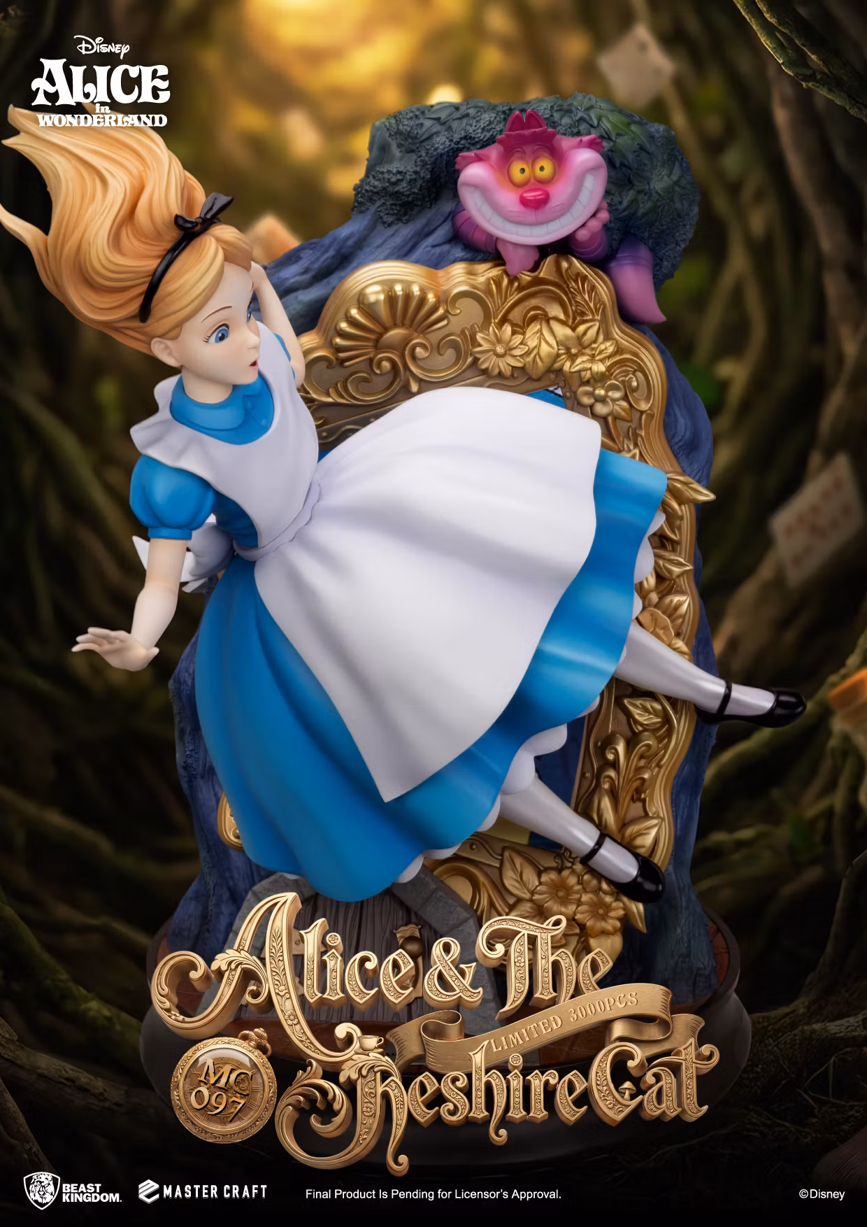 Alice in Wonderland Master Craft MC-097 Alice & The Cheshire Cat Special Edition Statue