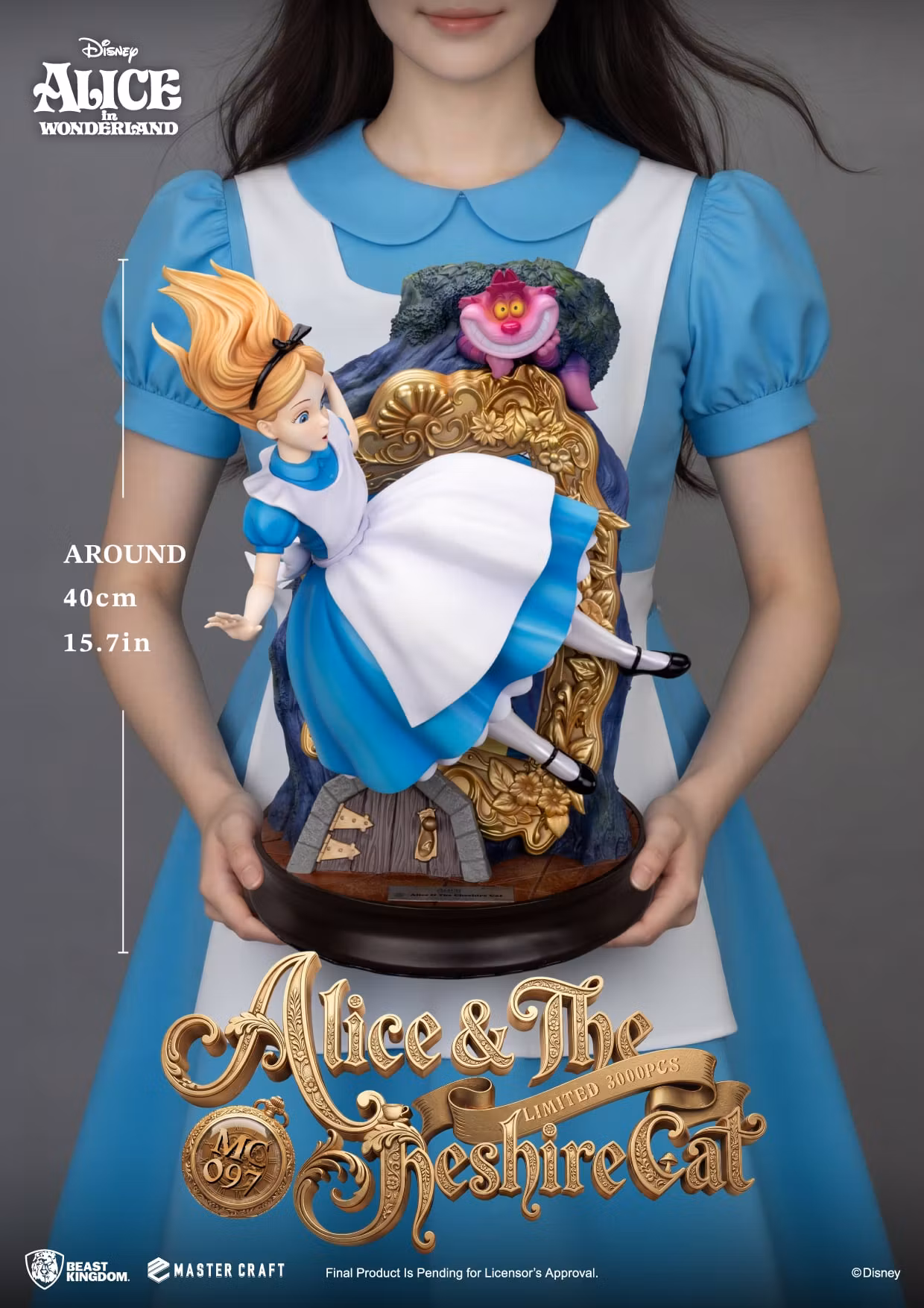 Alice in Wonderland Master Craft MC-097 Alice & The Cheshire Cat Special Edition Statue