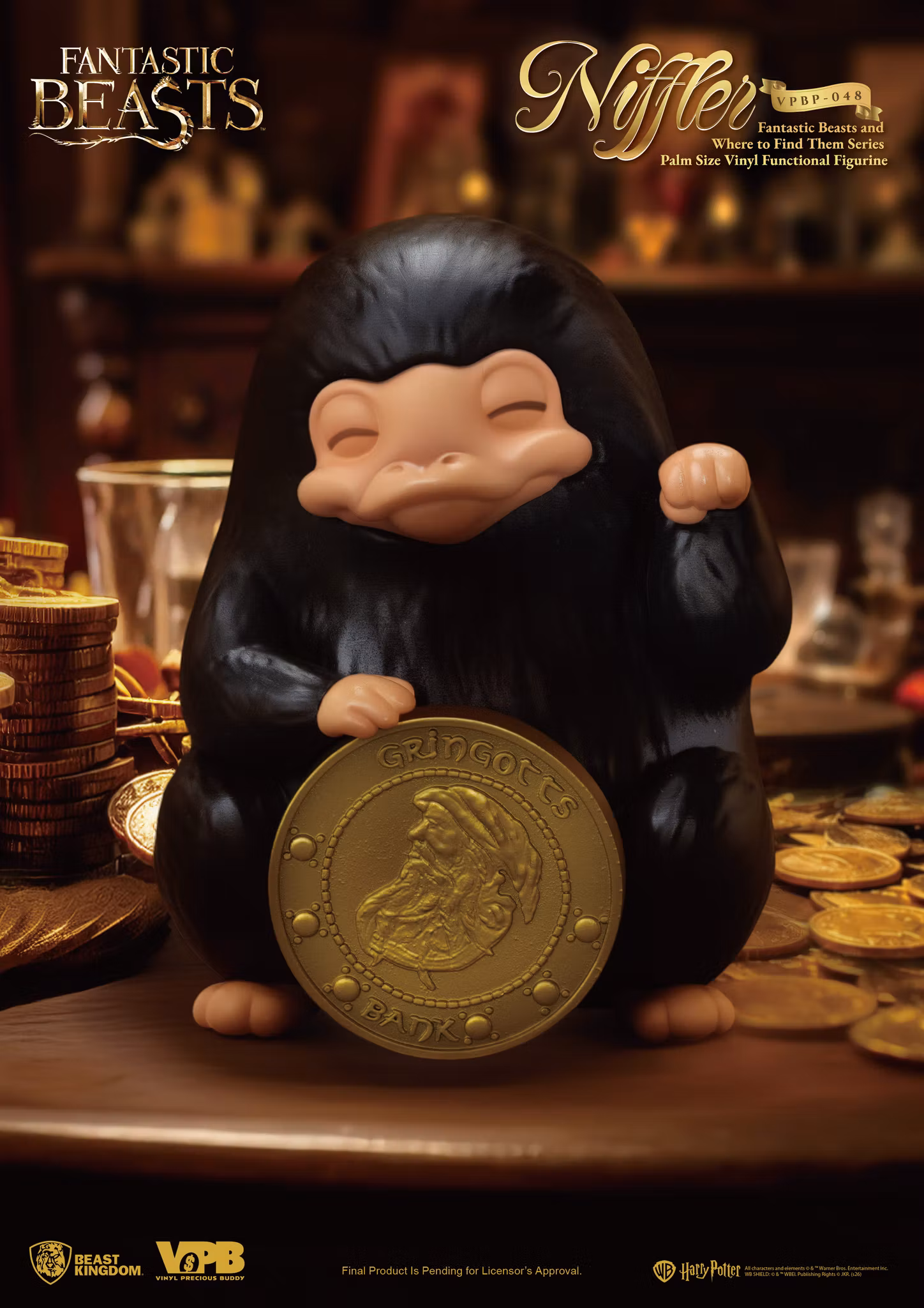 Fantastic Beasts and Where to Find Them VPBP-048 Niffler Palm-Sized Vinyl Piggy Bank