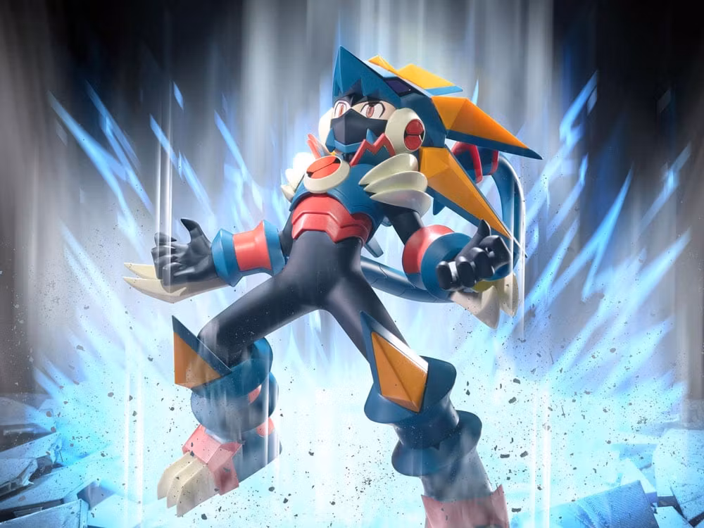 Mega Man Battle Network Luminasta Mega Man Gregar Beast Figure