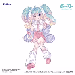 Vocaloid Sweet School Life Hatsune Miku (Pastel Ver.) Noodle Stopper Figure