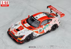 Hatsune Miku GT Project Vehicle 1/64 AMG 2017 SPA24H Ver.