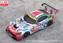 Hatsune Miku GT Project Vehicle 1/64 AMG 2024 Season Opening Ver.
