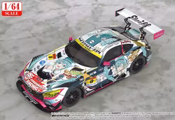 Hatsune Miku GT Project Vehicle 1/64 Good Smile Hatsune Miku AMG 2018 SUPER GT Ver.