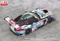 Hatsune Miku GT Project Vehicle 1/64 Good Smile Hatsune Miku AMG 2019 SUPER GT Ver.