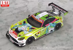 Hatsune Miku GT Project Vehicle 1/64 Hatsune Miku AMG 2022 Season Opening Ver.