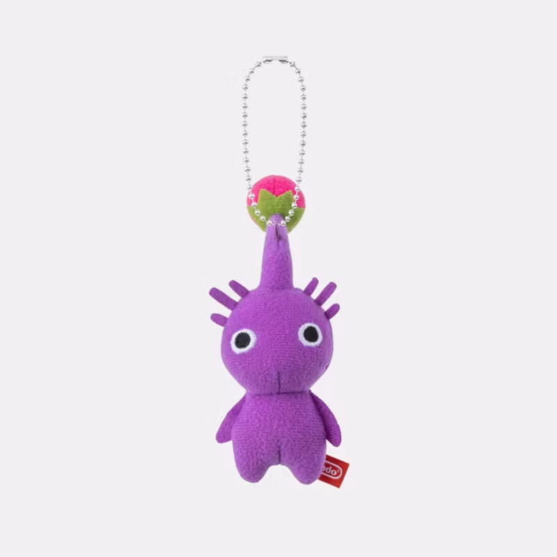 Pikmin Plush Keychain Purple Pikmin