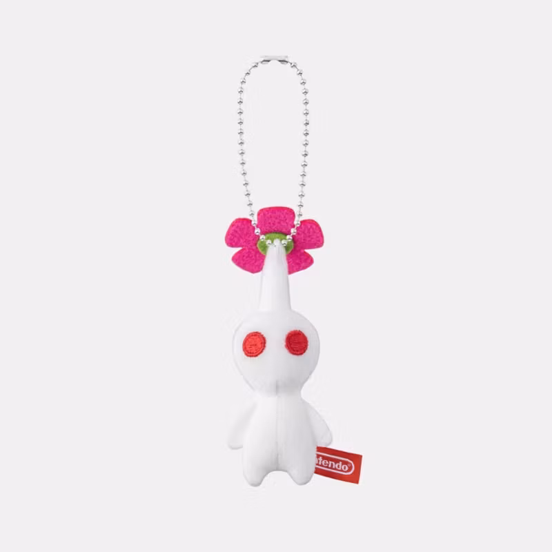 Pikmin Plush Keychain White Pikmin
