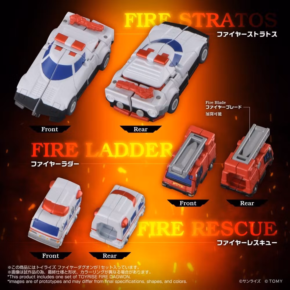 Brave Command Dagwon Toyrise Fire Dagwon Action Figure