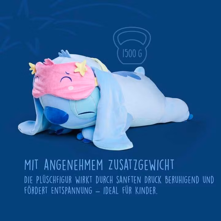 Disney Snuglets Wellbeing Heavy Plush Figure Stitch