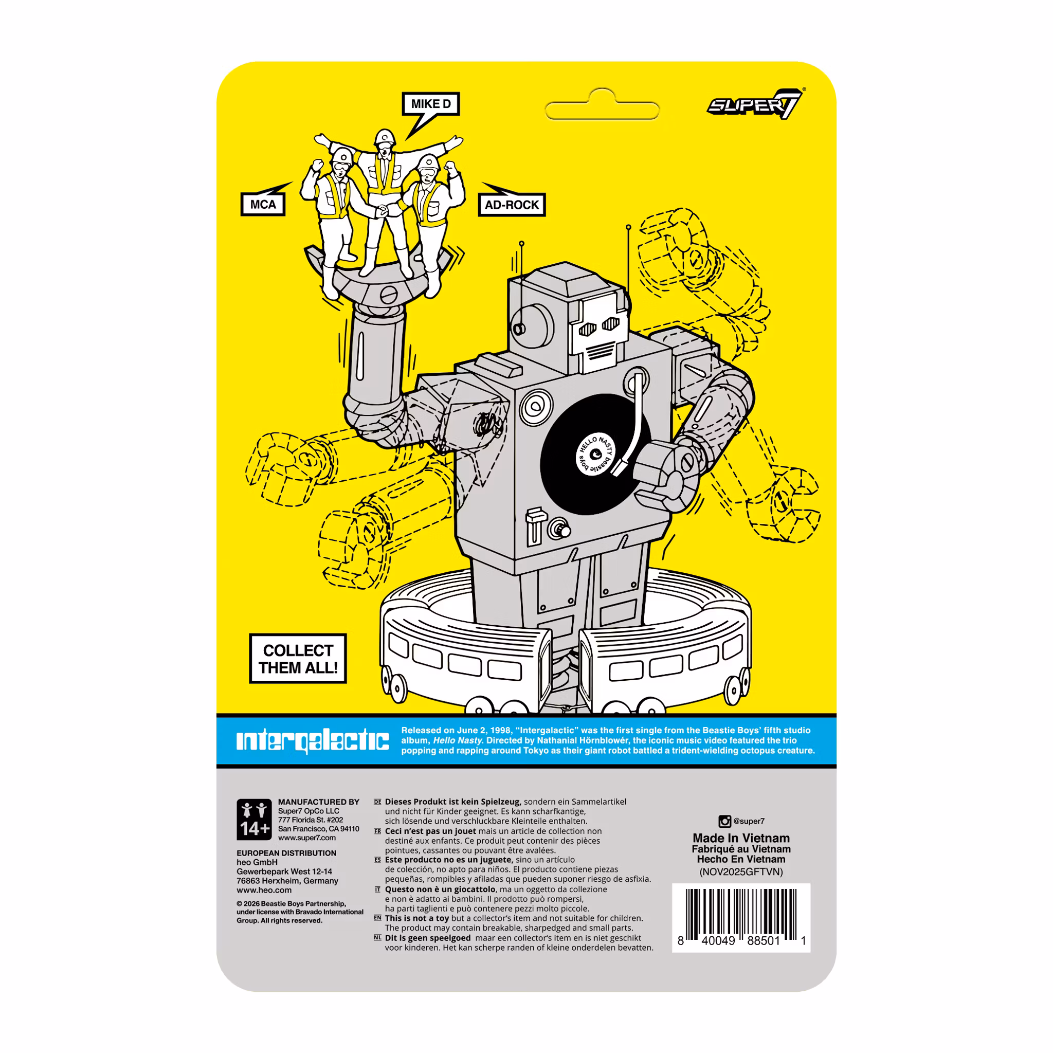 Beastie Boys ReAction Ad-Rock (Intergalactic Crossing Guard) Figure