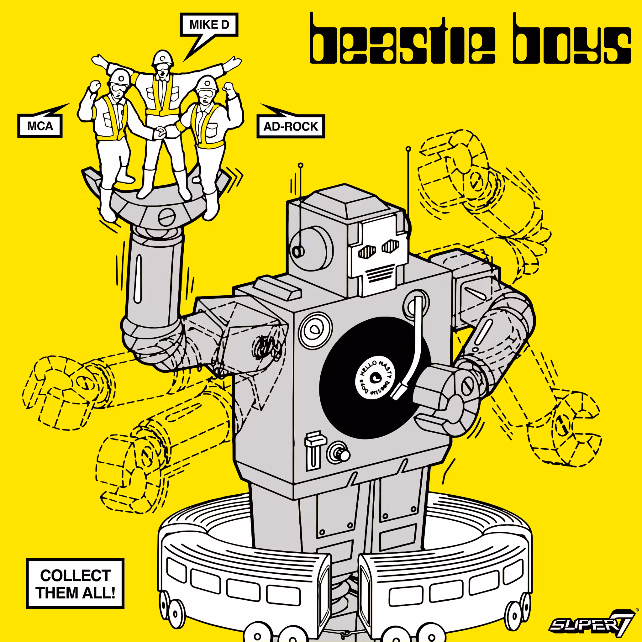 Beastie Boys ReAction MCA (Intergalactic Crossing Guard) Figure