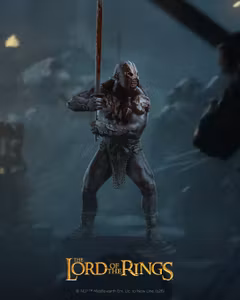 The Lord of the Rings Trilogy Uruk-hai Berserker Miniature Statue