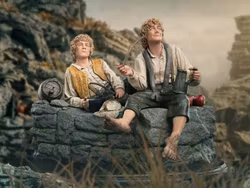 The Lord of the Rings Merry and Pippin Miniature Statue