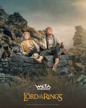 The Lord of the Rings Merry and Pippin Miniature Statue