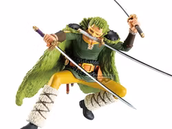 One Piece Cross Posing Roronoa Zoro Figure