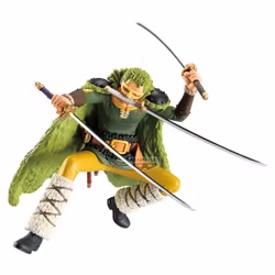 One Piece Cross Posing Roronoa Zoro Figure