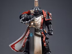 Warhammer 40K Black Templars Primaris Sword Brethren Eberwulf 1/18 Scale Figure