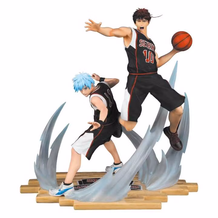 Kuroko's Basketball Tetsuya Kuroko & Taiga Kagami (Black Jersey Edition) 1/6 Scale Resin Statue