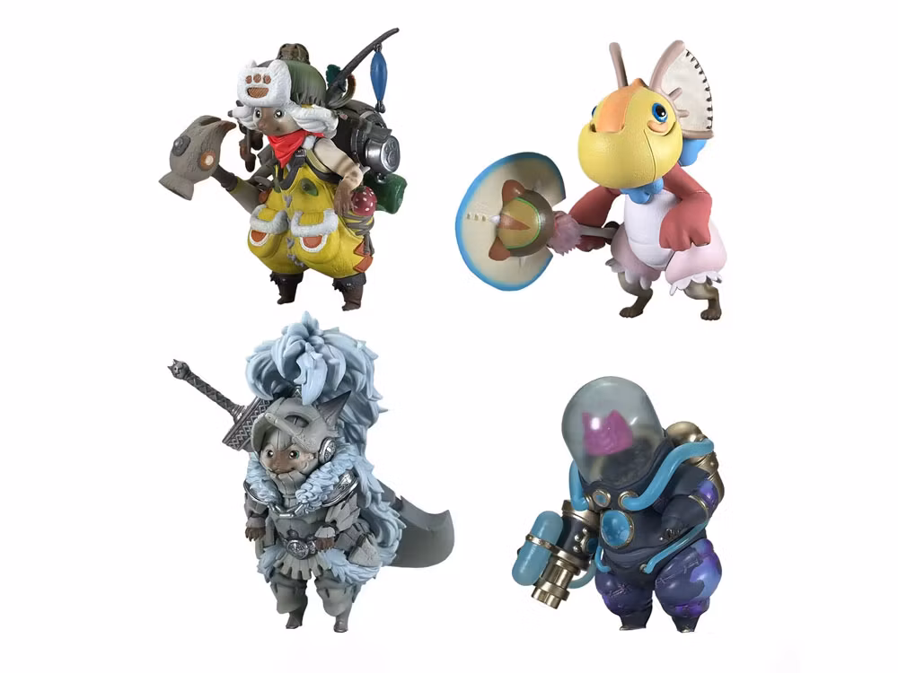 Monster Hunter Capcom Figure Builder Standard Model Plus Vol.1 Palico Collection Box of 4 Figures