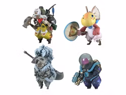 Monster Hunter Capcom Figure Builder Standard Model Plus Vol.1 Palico Collection Box of 4 Figures