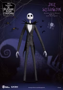 The Nightmare Before Christmas Dynamic 8ction Heroes DAH-132 Jack Action Figure