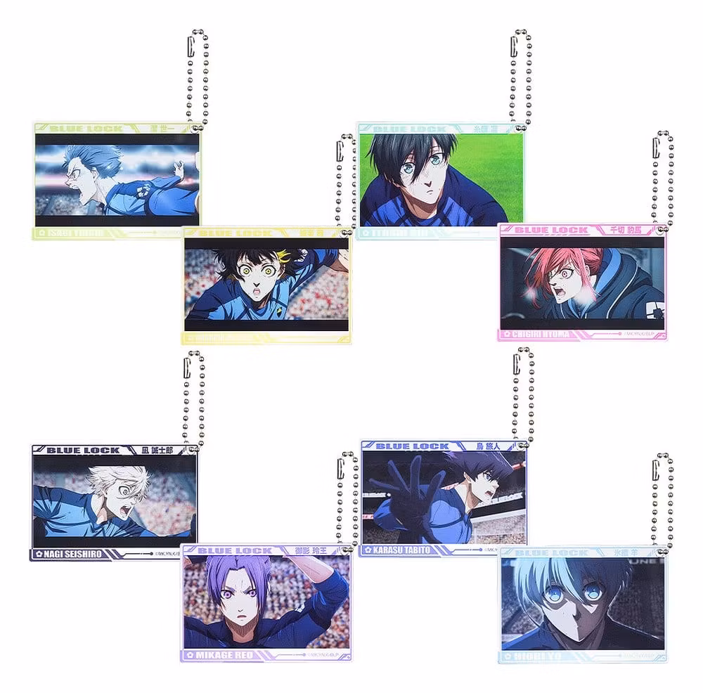 Blue Lock Acrylic Keychain Set