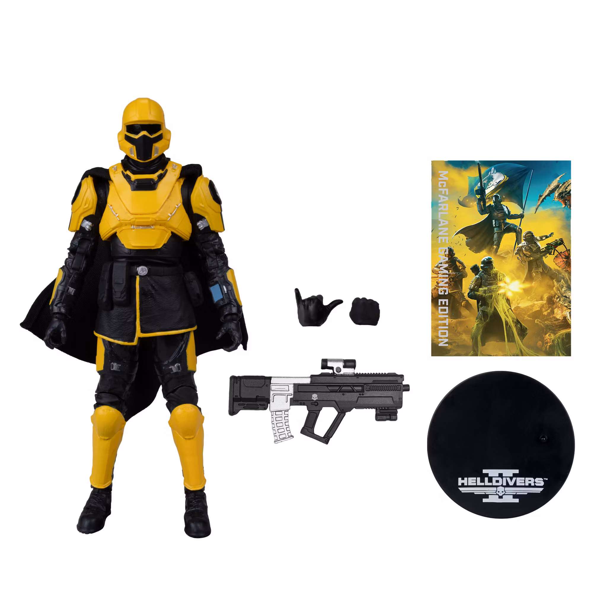 Helldivers 2 McFarlane Gaming Edition T4-40 Gold Eagle Action Figure