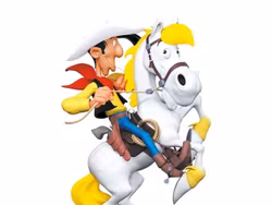 Lucky Luke Lucky Luke on Rearing Jolly Jumper Resin Statue