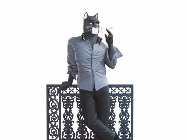 Blacksad Blacksad on the Balcony Resin Statue