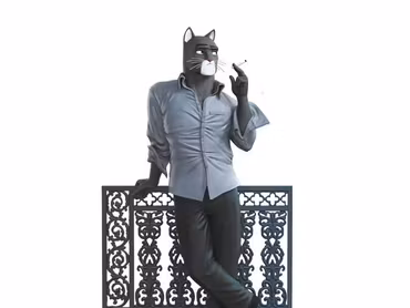 Blacksad Blacksad on the Balcony Resin Statue