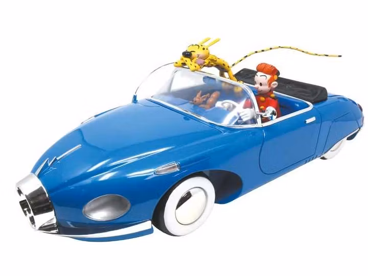 Spirou & Fantasio Spirou, Marsupilami & Spip in the Turbotraction 1/10 Scale Resin Statue