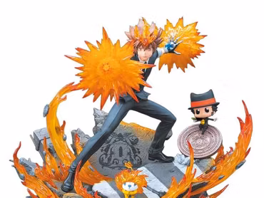 Reborn! Tsuna, Reborn & Natsu 1/6 Scale Resin Statue