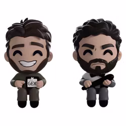 Scott the Woz Vinyl Figures Jeb Jab & Rex Mohs Monitor Buddiez