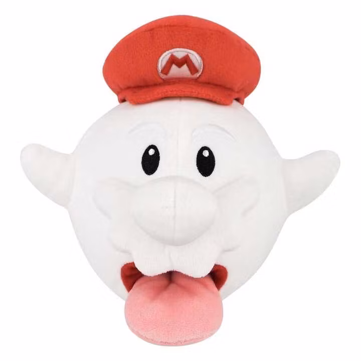 Super Mario Plush Figure Boo Mario