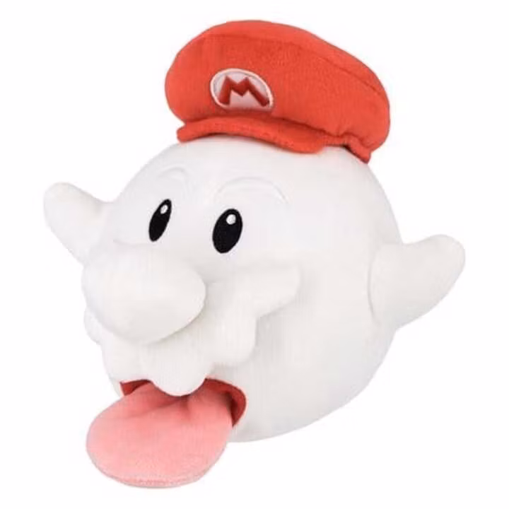 Super Mario Plush Figure Boo Mario