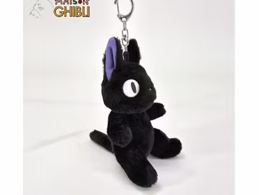 Kiki's Delivery Service Nakayoshi Plush Keychain Jiji