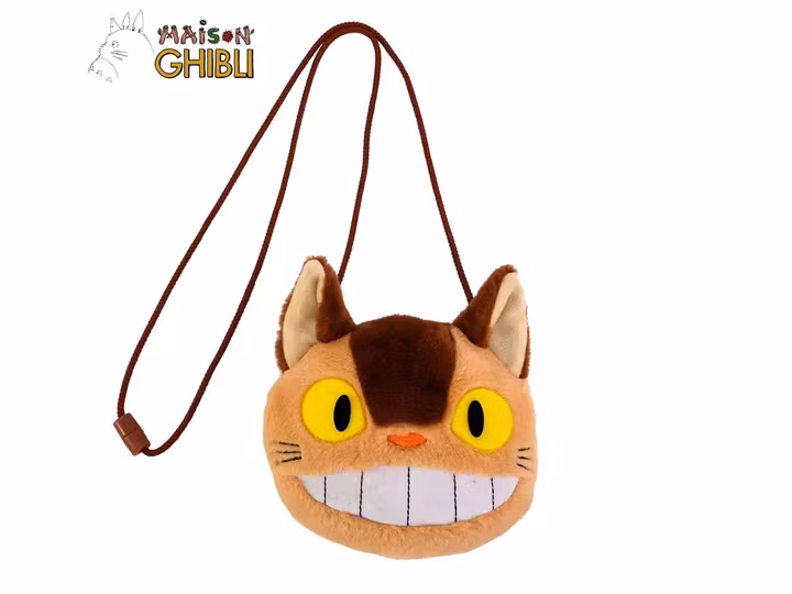 My Neighbor Totoro Plush Pouch with Strings Catbus