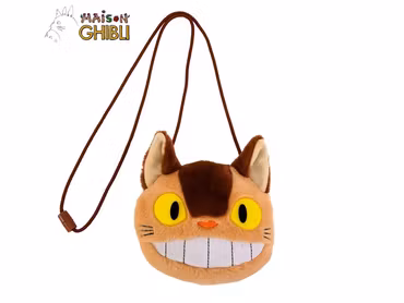 My Neighbor Totoro Plush Pouch with Strings Catbus