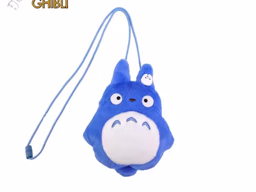 My Neighbor Totoro Plush Pouch with Strings Medium Totoro