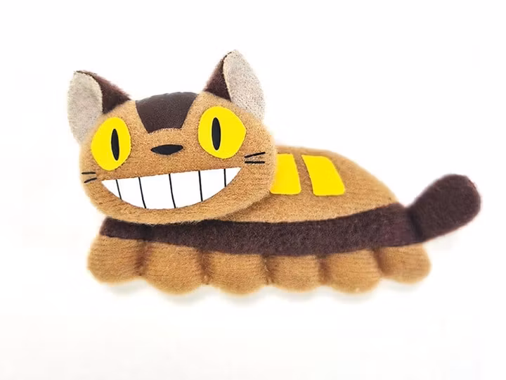 My Neighbor Totoro Mini Plush Magnet Catbus