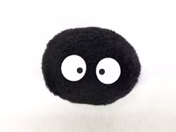 My Neighbor Totoro Mini Plush Magnet Soot Sprite