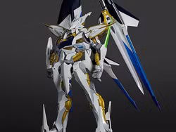 Cross Ange: Rondo of Angel and Dragon Moderoid Villkiss Model Kit (Rerelease)
