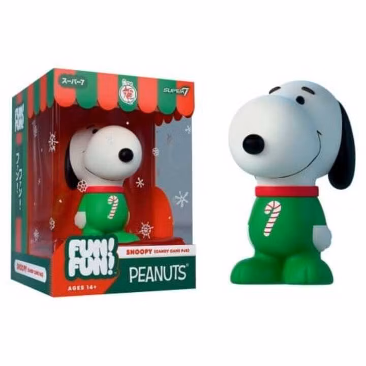 Peanuts Fun! Fun! Wave 03 Holiday Snoopy (Candy Cane PJs) Figure