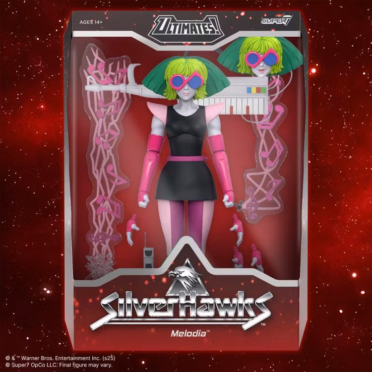 SilverHawks ULTIMATES! Melodia (Toon) Action Figure