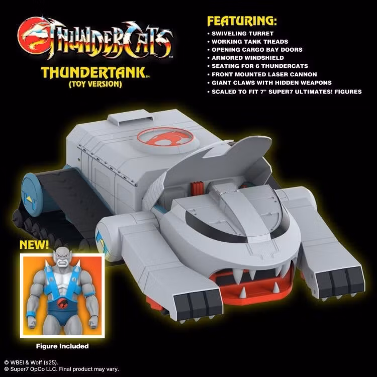 ThunderCats ULTIMATES! Thundertank with Panthro Action Figure Set