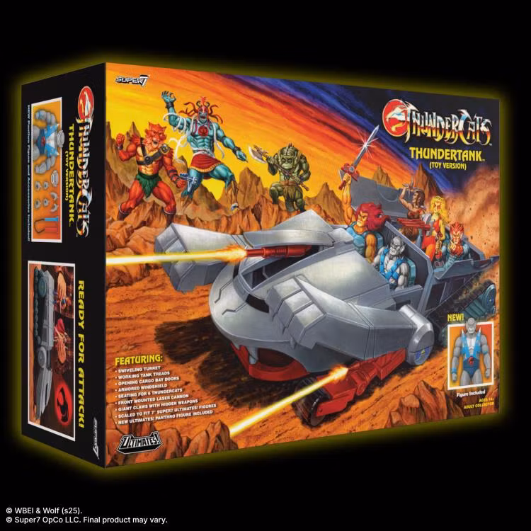ThunderCats ULTIMATES! Thundertank with Panthro Action Figure Set